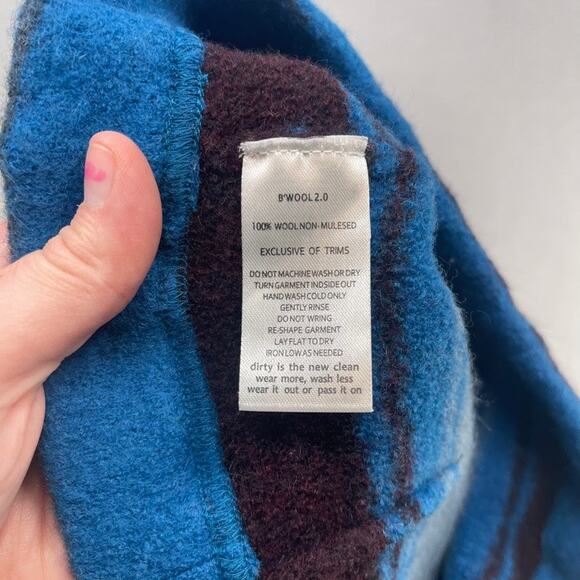 Toad and Co Tube Scarf Neck Warmer Size Medium 100% Wool Western Boho Warm Cozy - Picture 6 of 7